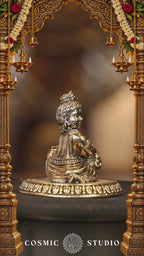 3″ Sitting Butter Krishana | Super Fine Brass | Polished Finish — video