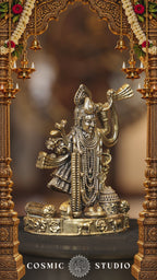 4″ Shreenathji Krishna | Super Fine Brass | Polished Finish — video