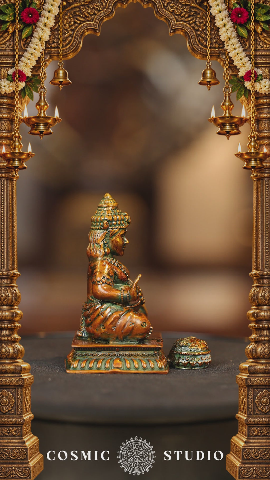 3″ Kubera | Super Fine Brass | Double Chola Finish — video