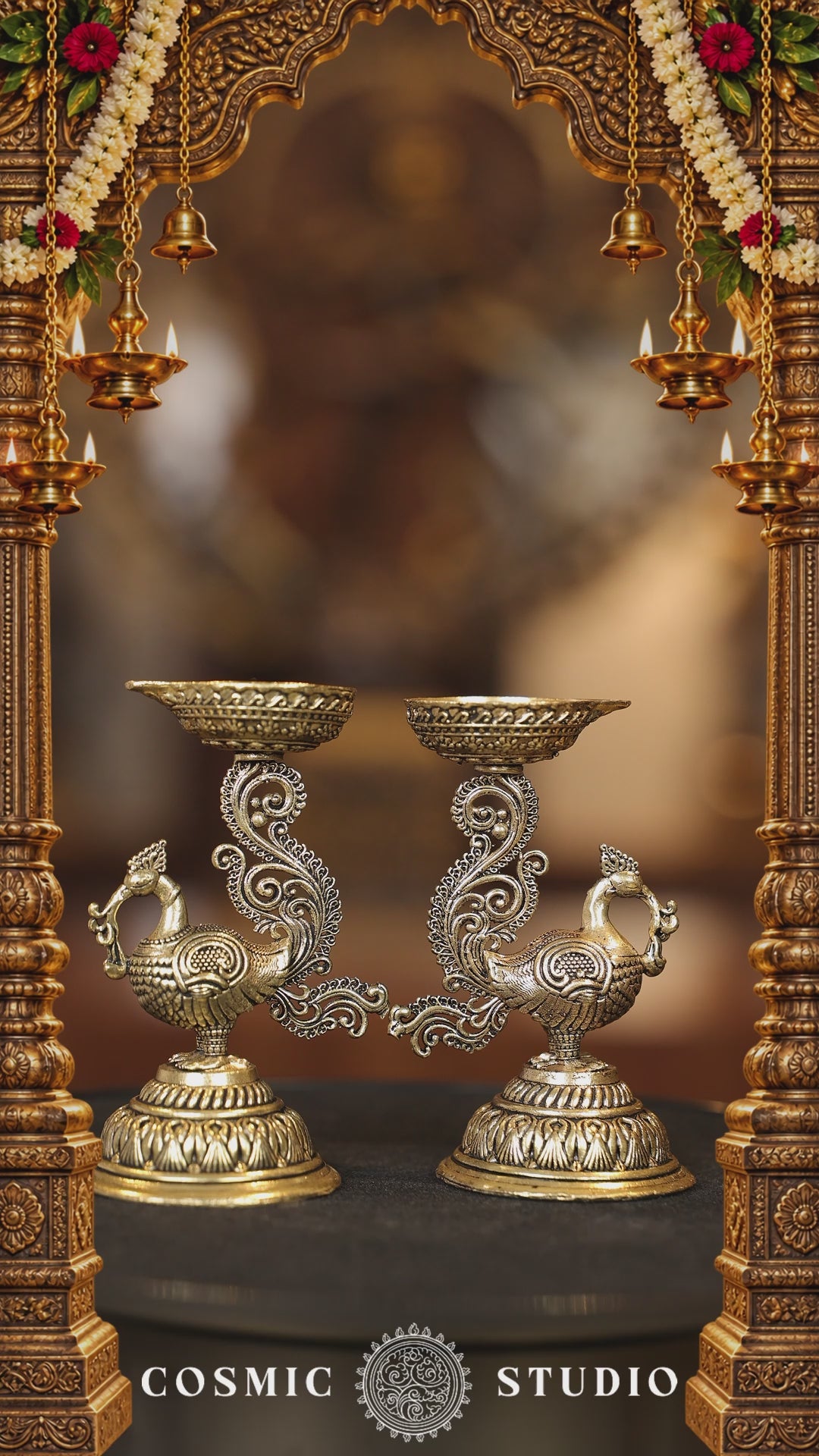 3″ Lamp on Annam Pair of 2 | Super Fine Brass | Polished Finish — video