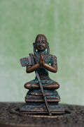 2″ Sri Ramanujar | Panchaloha | Green Patina Finish