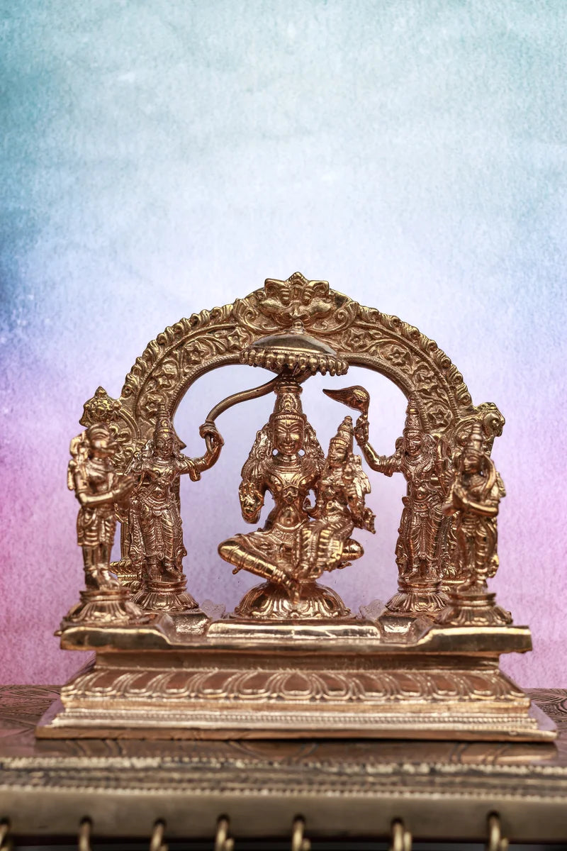 Ramar Pattabhishekam Set | Handcrafted Panchaloha Idols | Polished Finish