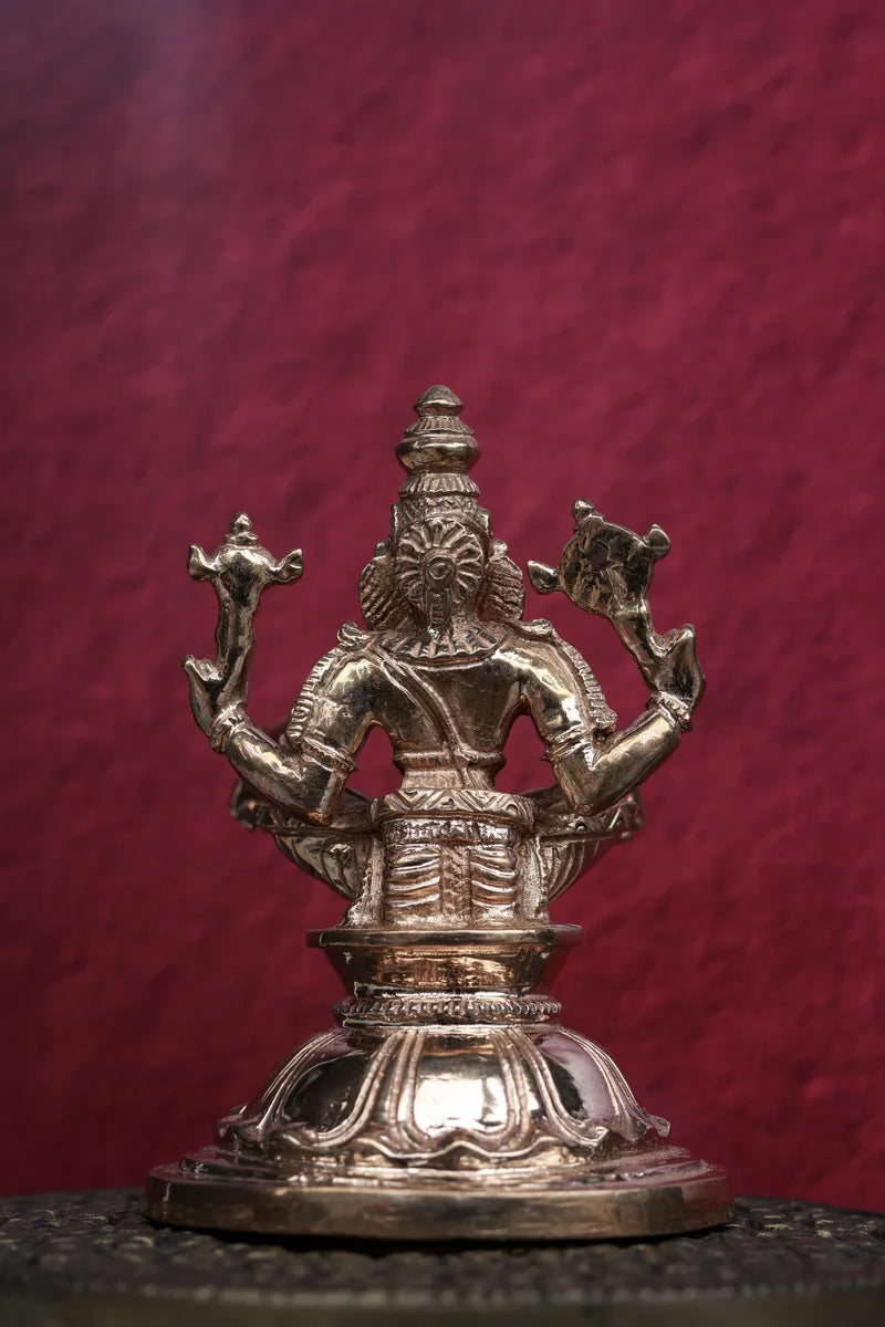 4″ Yoga Narasimha | Handcrafted Panchaloha | Polished Finish
