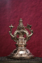4″ Yoga Narasimha | Handcrafted Panchaloha | Polished Finish