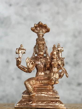 3″ Lakshmi Hayagriva Idol | Handcrafted Panchaloha