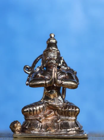 2.5″ Sitting Hanuman in Anjali Mudra | Handcrafted Panchaloha