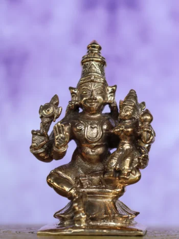 3″ Lakshmi Narayanan Idol | Handcrafted Panchaloha
