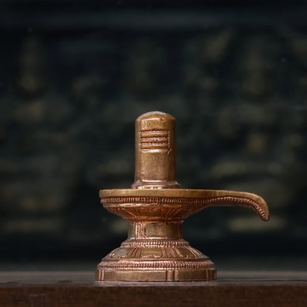 3″ Divine Shiva Lingam | Handcrafted Panchaloha | Handcrafted Idol