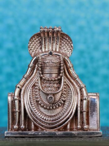 3″ Annamalaiyar Arunachaleswarar Lingam with Naga Hood | Handcrafted Panchaloha