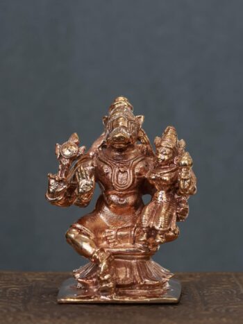 2.5″ Lakshmi Varagar Idol | Handcrafted Panchaloha