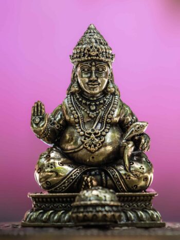 3″ Lord Kubera | Super-Fine Handcrafted Brass