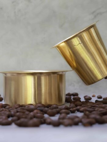 Matte Brass Dabara Set | Handcrafted Brass