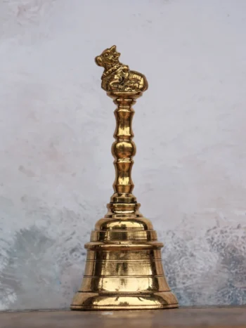 Temple Nandi Bell | Handcrafted Brass | Hand-Polished Brass