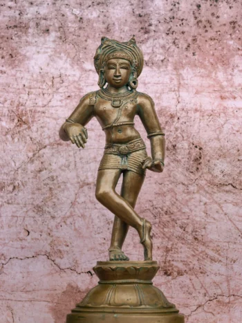 11.5″ Rishabadevar | Handcrafted Panchaloha | Green Patina Finish