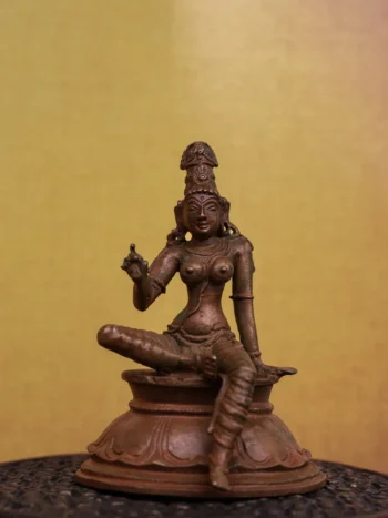 Divine Boga Shakthi | Handcrafted Panchaloha | Wood Patina
