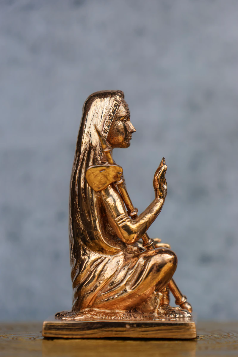 3″ Adi Shankaracharya | Handcrafted Panchaloha - Image 2