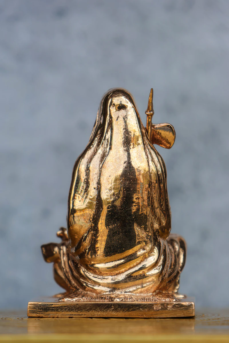 3″ Adi Shankaracharya | Handcrafted Panchaloha - Image 4