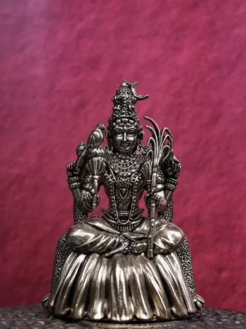 4″ Rajarajeshwari Amman Idol for Pooja & Home Décor | Super Fine Brass | Antique Polish