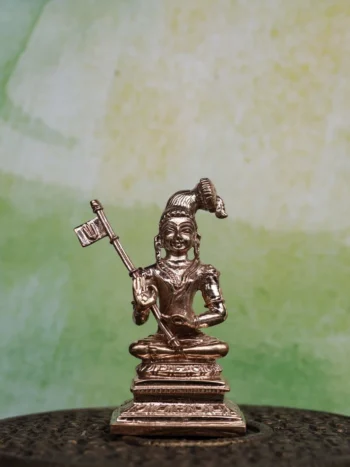 3″ Nammalvar Idol for Pooja & Home Décor | Handcrafted Panchaloha | Polished Finish